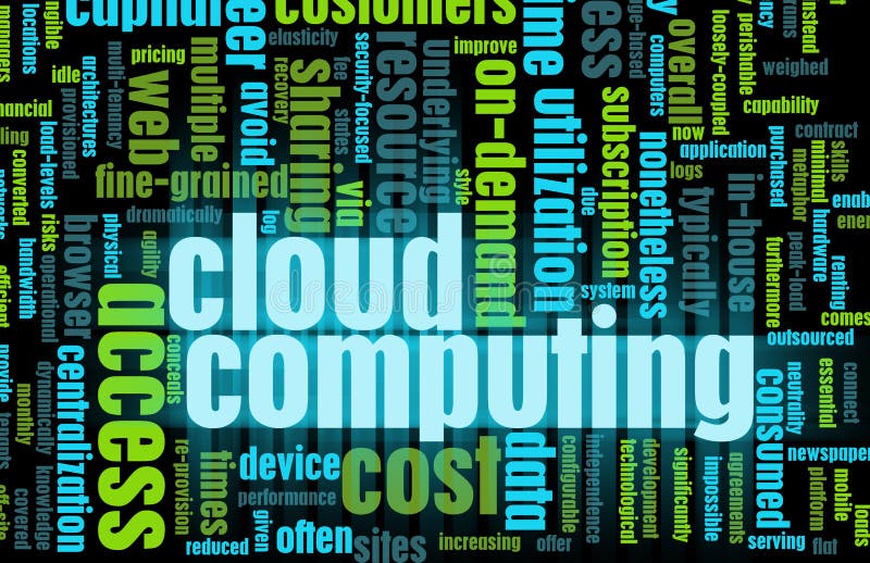 Cloud Computing. Technology Concept as a Abstract Cloud Computing. Technology Concept as a Abstract