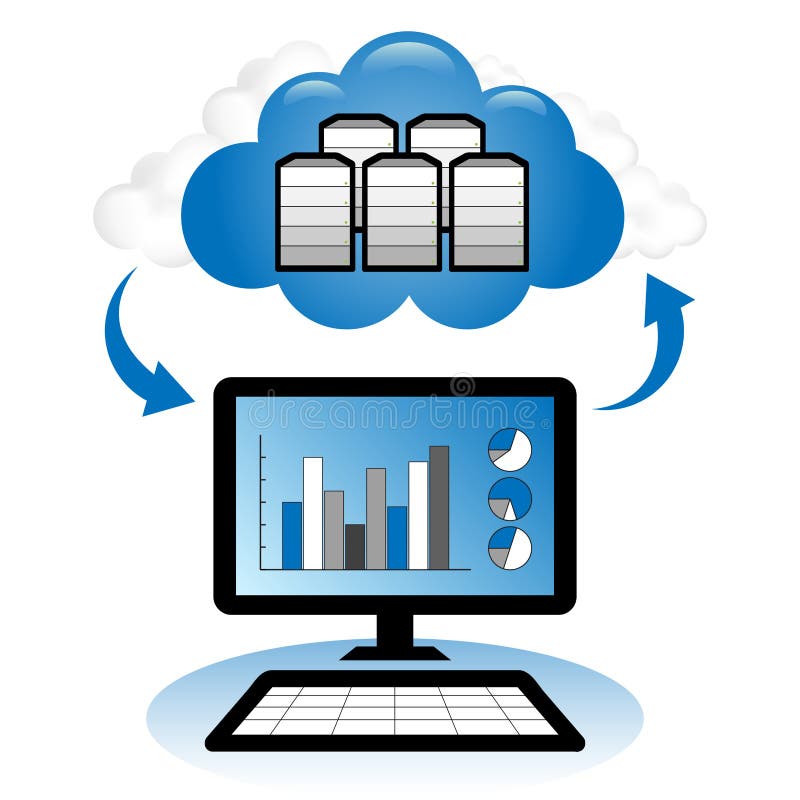 Cloud Computing vector illustration