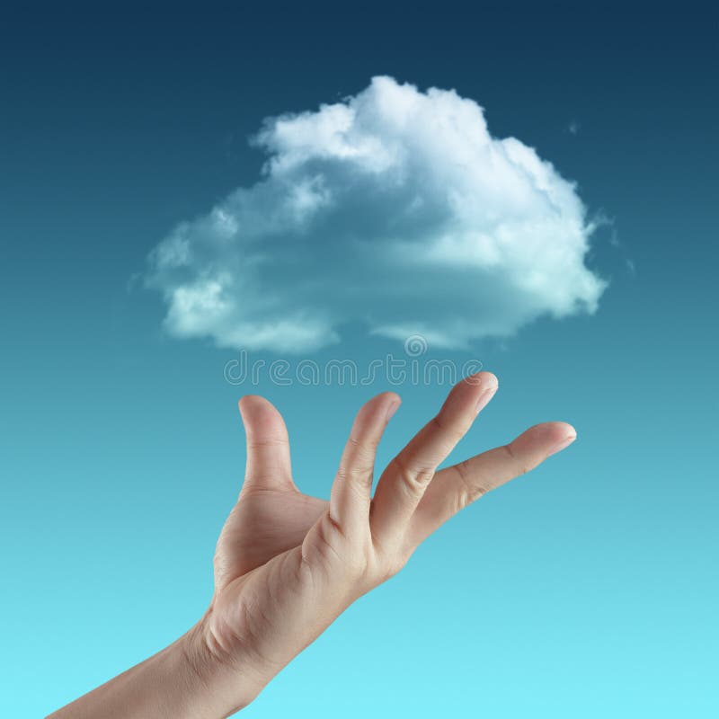 Cloud computing concept stock images