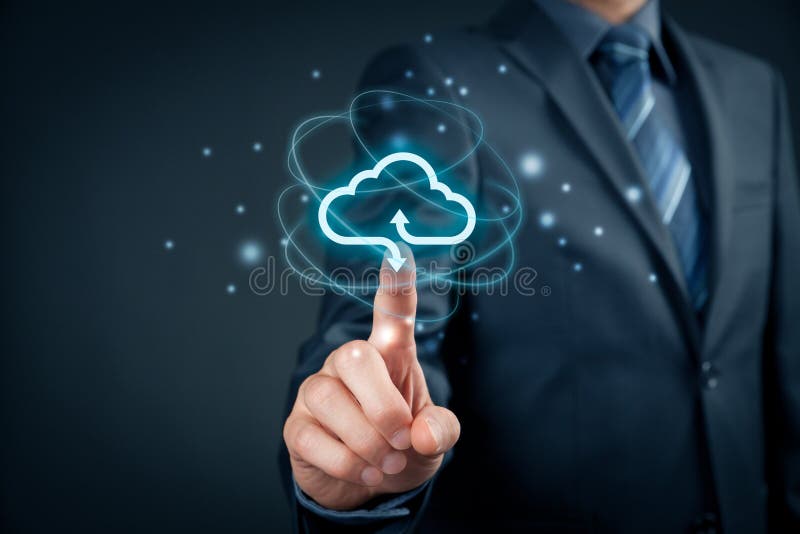 Cloud computing royalty free stock photos