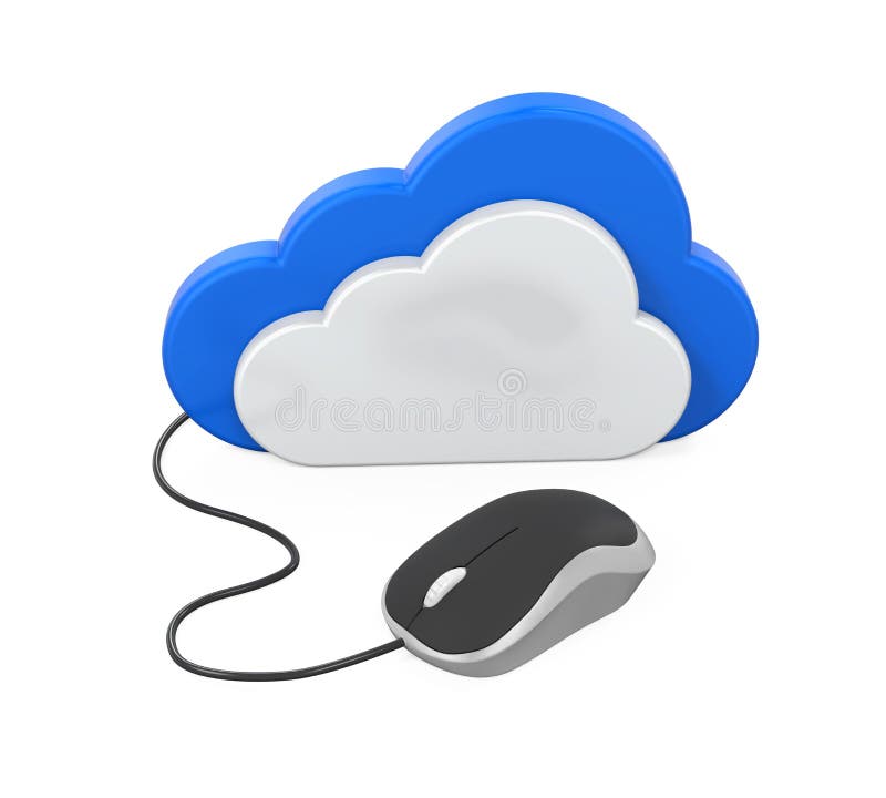 Computer Mouse White Cloud Cable Stock Illustrations 150 Computer Mouse White Cloud Cable