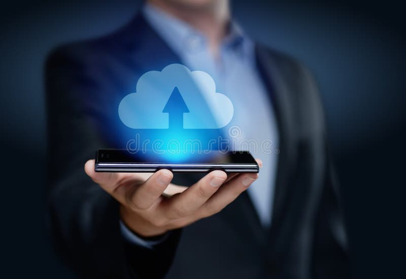 Cloud Computing Technology Internet Storage Network Concept royalty free stock photo