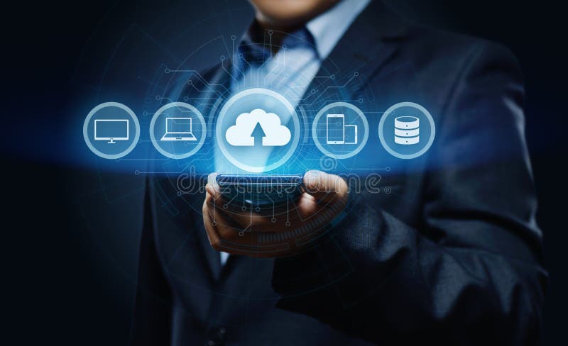 Cloud Computing Technology Internet Storage Network Concept stock photography
