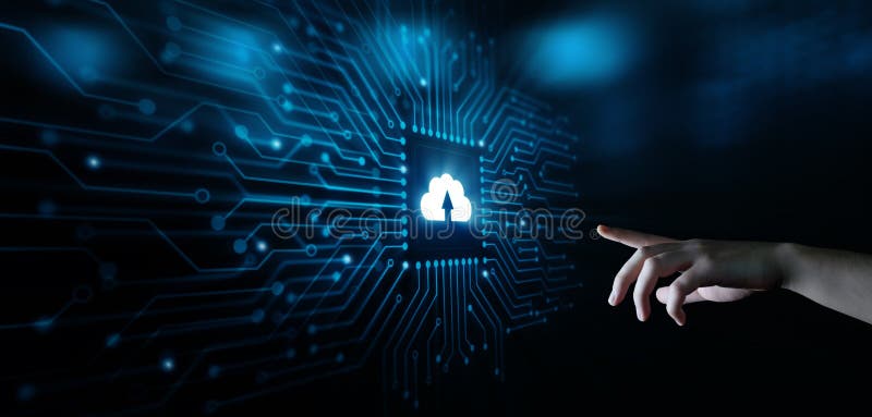 Cloud Computing Technology Internet Storage Network Concept royalty free stock images