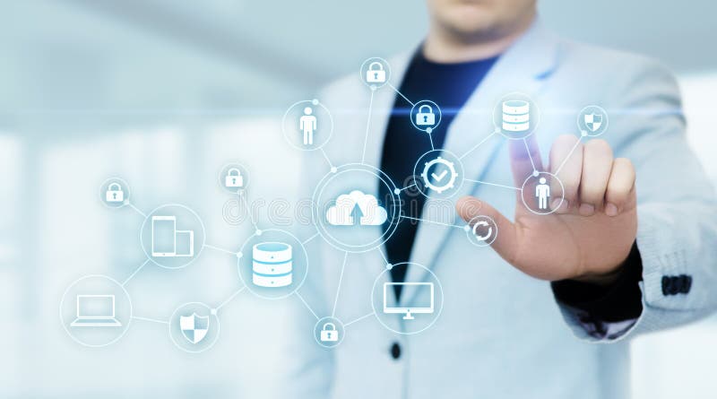 Cloud Computing Technology Internet Storage Network Concept royalty free stock photography