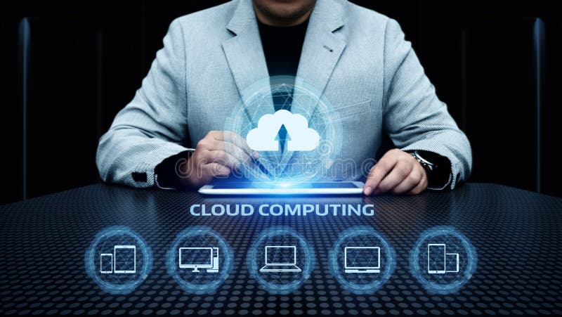 Cloud Computing Technology Internet Storage Network Concept royalty free stock images