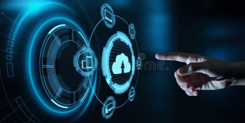 Cloud Computing Technology Internet Storage Network Concept royalty free stock images