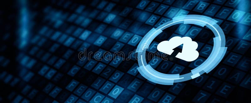 Cloud Computing Technology Internet Storage Network Concept stock image