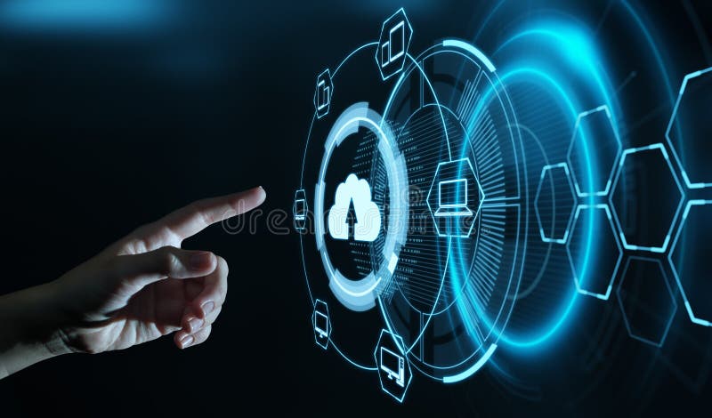 Cloud Computing Technology Internet Storage Network Concept royalty free stock images