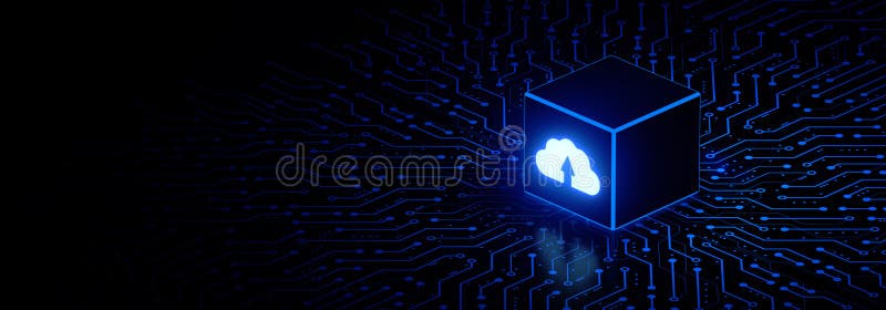 Cloud Computing Technology Internet Storage Network Concept stock photo
