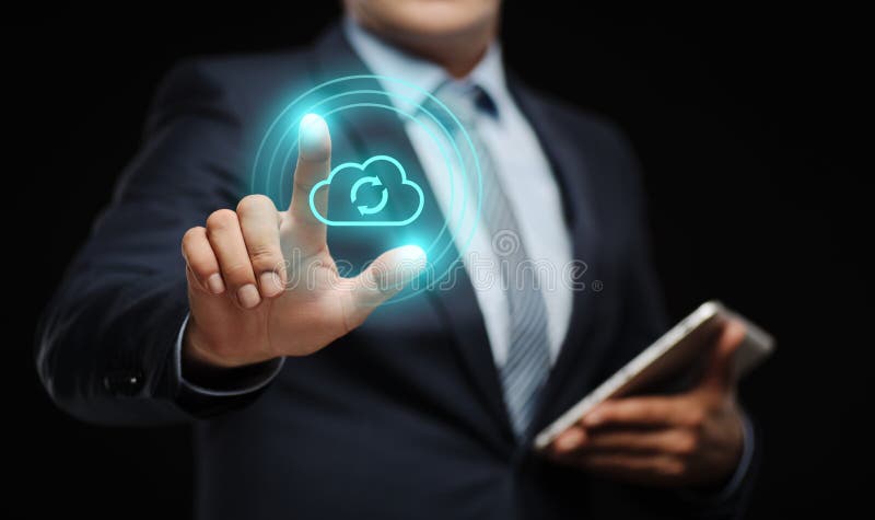 Cloud Computing Technology Internet Storage Network Concept royalty free stock photo