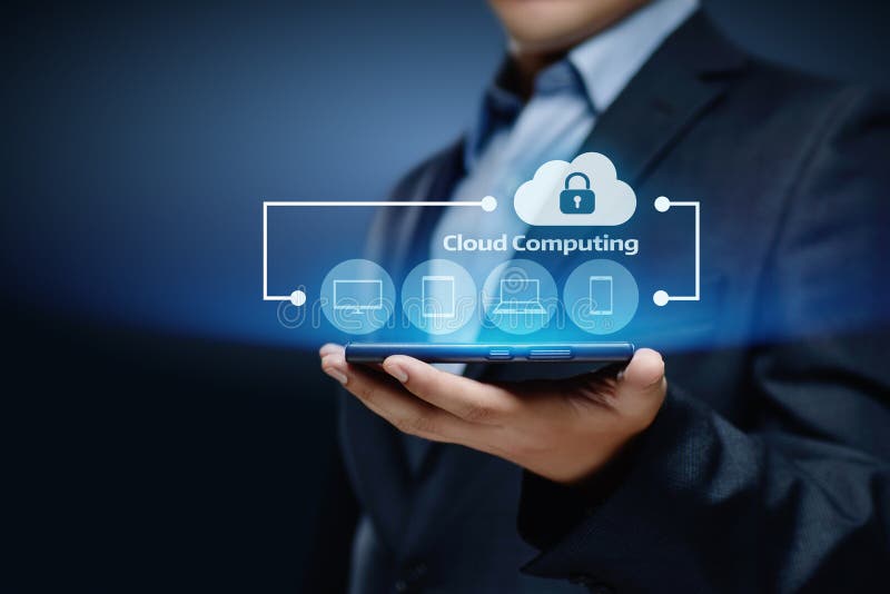 Cloud Computing Technology Internet Storage Network Concept royalty free stock images