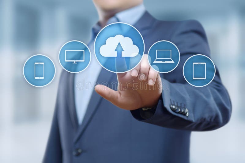 Cloud Computing Technology Internet Storage Network Concept stock images