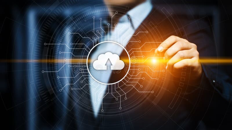 Cloud Computing Technology Internet Storage Network Concept royalty free stock photo