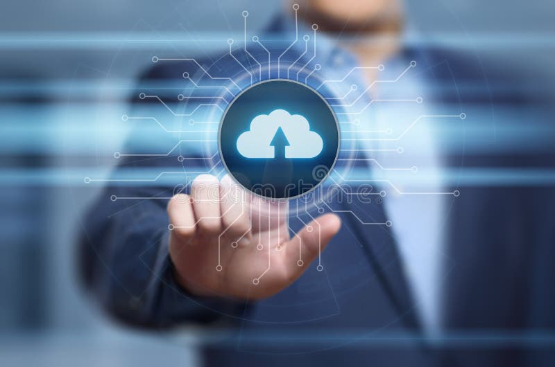 Cloud Computing Technology Internet Storage Network Concept stock images