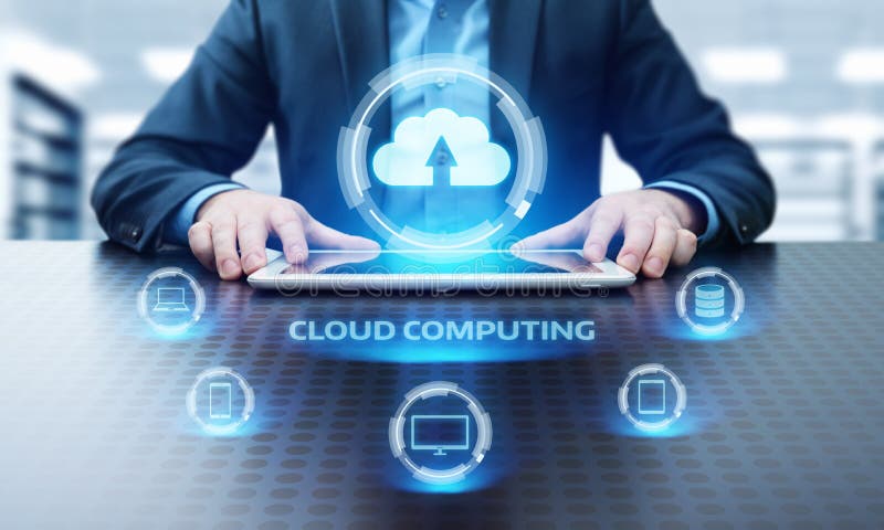 Cloud Computing Technology Internet Storage Network Concept stock images