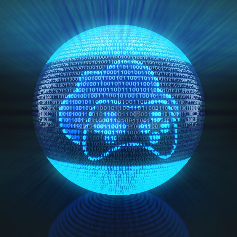 Cloud gaming icon royalty free illustration