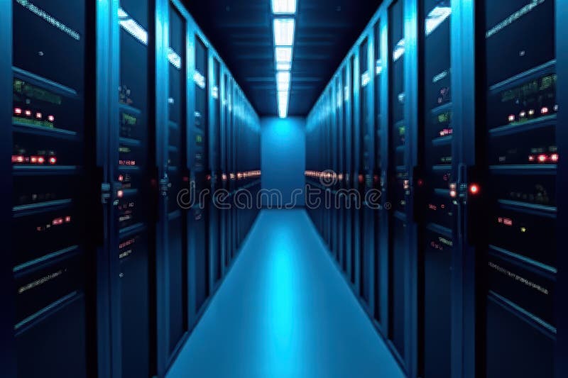 Cloud Infrastructure Strength royalty free illustration