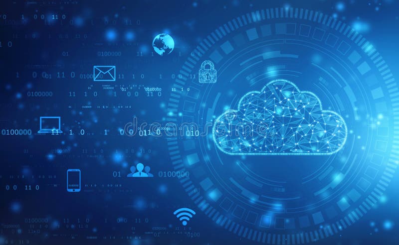 Cloud Internet Technology Concept Backgroundcloud Computing Concept