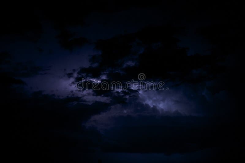 Cloud-to-cloud Lightning stock image. Image of high, cloud - 387445