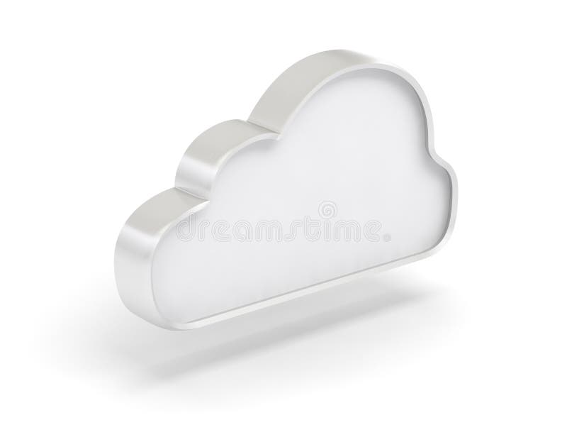 Cloud network backup data royalty free illustration