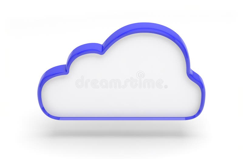 Cloud network backup data vector illustration