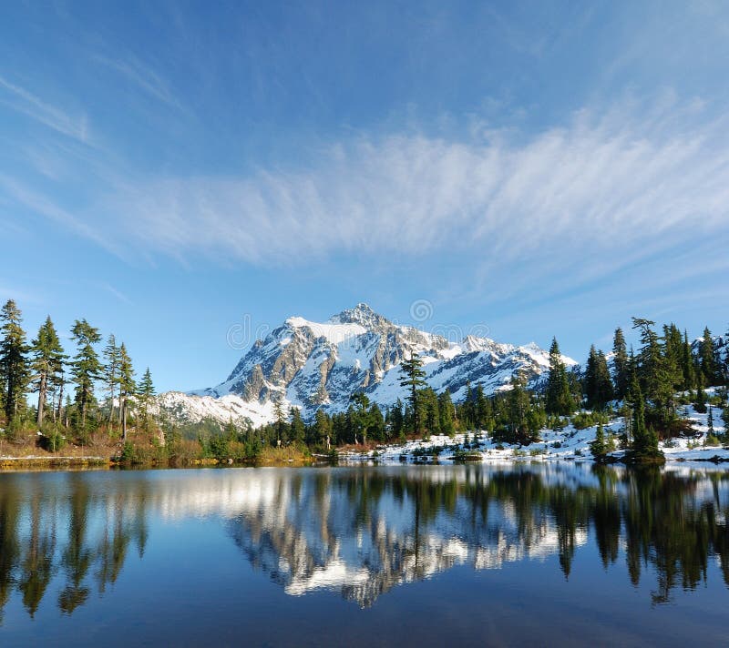 Cloud over Mount Shuksan