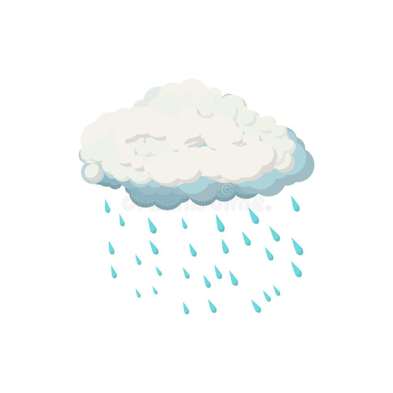 Cloud with Rain Drops Icon, Cartoon Style Stock Vector - Illustration of cartoon, clear: 78330381 Cloud with Rain Drops Icon, Cartoon Style Stock Vector - Illustration of cartoon, clear: 78330381