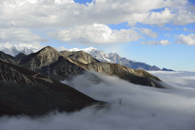 The cloud sea of Mountain Zheduo