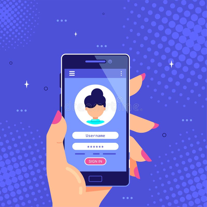 Female Signin Stock Illustrations 6 Female Signin Stock Illustrations