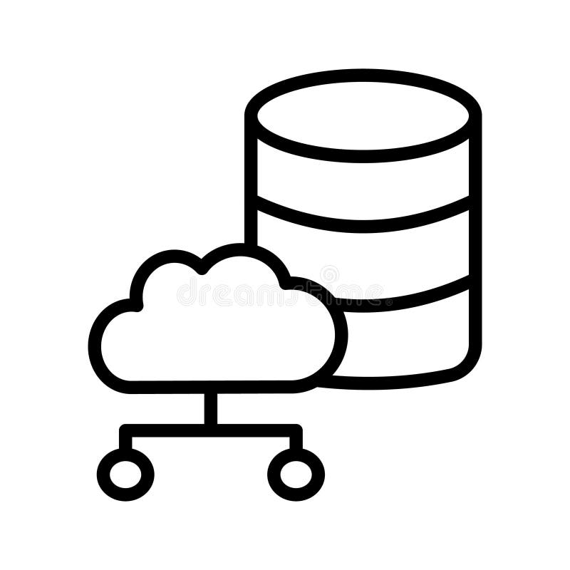 Cloud server Isolated Vector icon which can easily modify or edit vector illustration