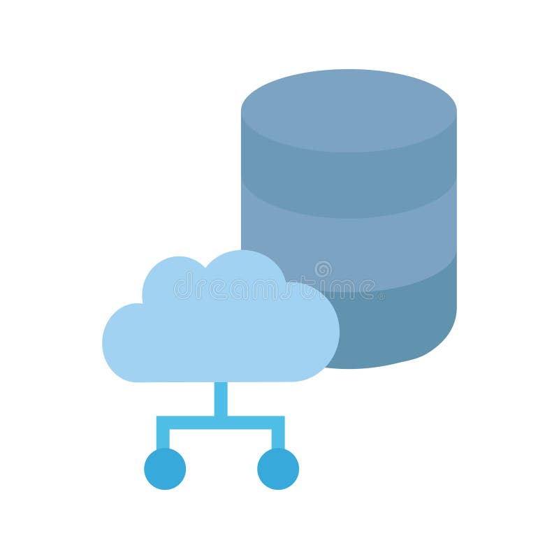 Cloud server Isolated Vector icon which can easily modify or edit royalty free illustration