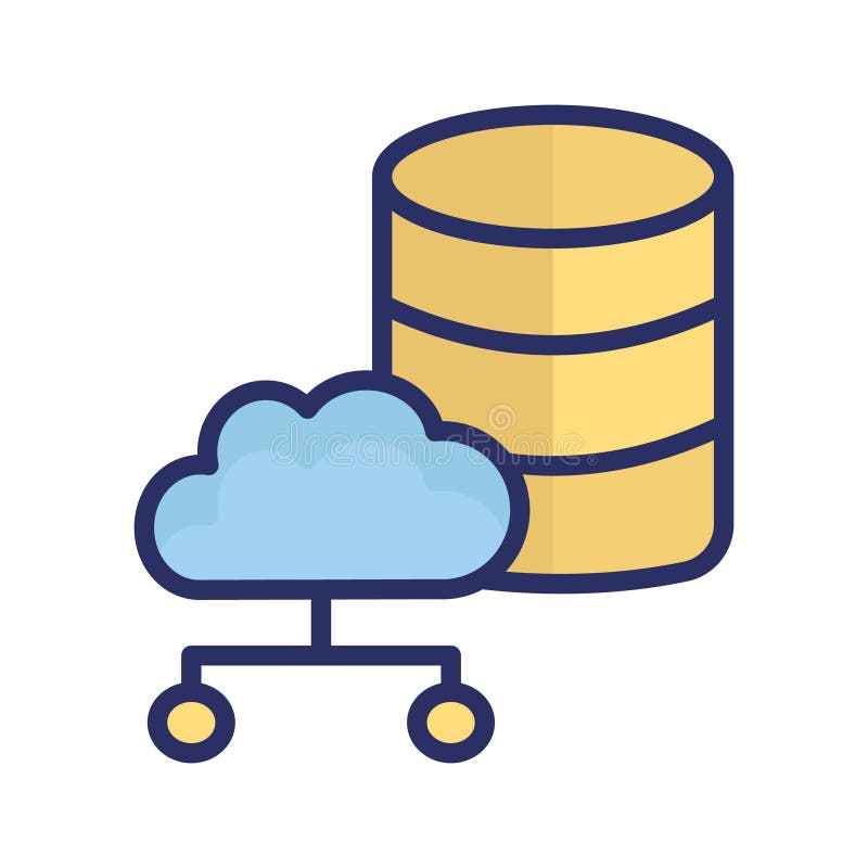 Cloud server Isolated Vector icon which can easily modify or edit vector illustration