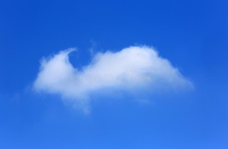 Cloud in spring sky stock photography