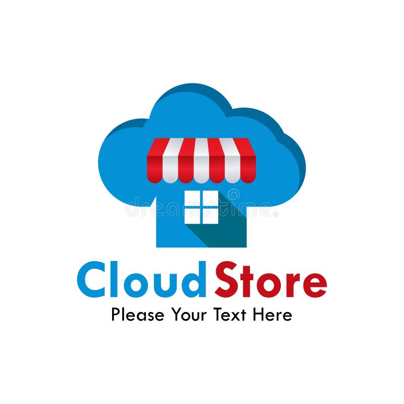 Cloud store logo stock vector. Illustration of connect 264184949