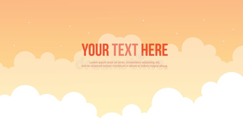 Cloud style header website collection vector illustration
