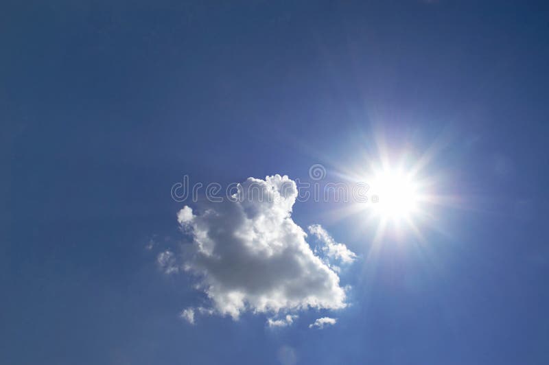 Cloud and sun