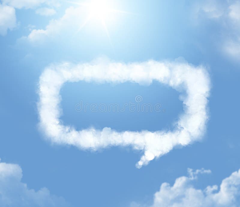 Cloudlet in the shape of a dialogue