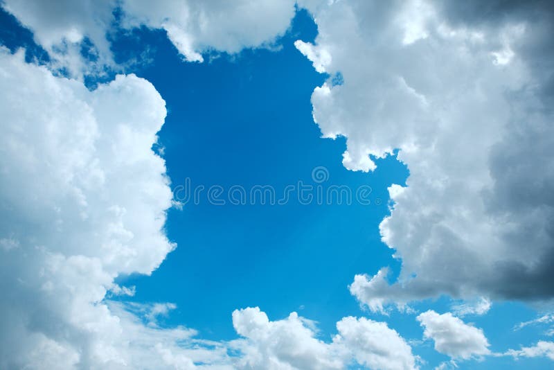 Background a framework from clouds in the dark blue sky the horizontal. Backgrounds blue square stock images, royalty-free photos and pictures