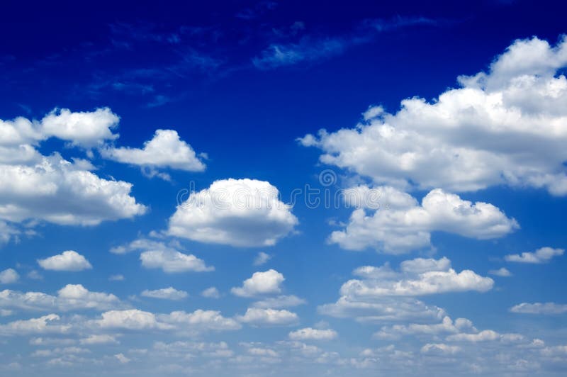 The clouds. stock photography