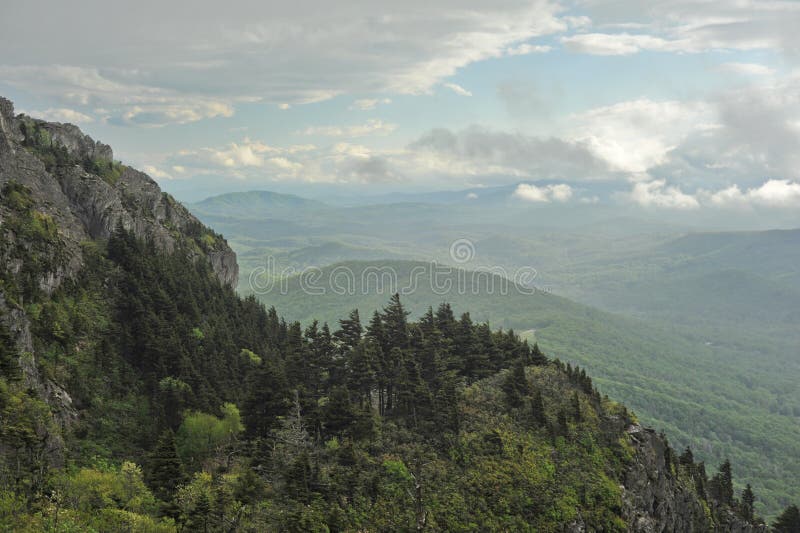 Clouds Above the Mountains in North Carolina Stock Image - Image of ...