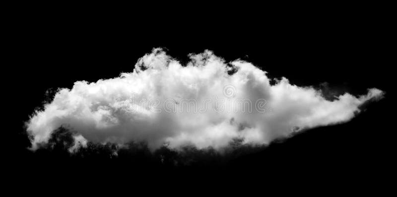 Clouds on Black Background. Clouds Icon Stock Image - Image of isolated,  tranquil: 158260253