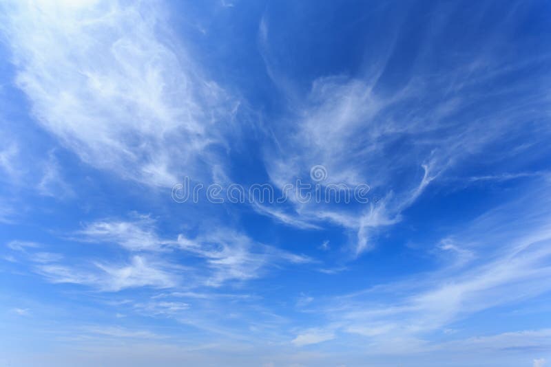 Clouds in the blue sky royalty free stock photography Clouds in the blue sky royalty free stock photography