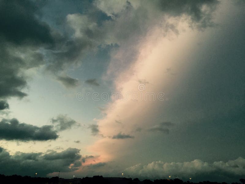 Clouds stock photo. Image of cloudy, weather, dawn, evening 54134310