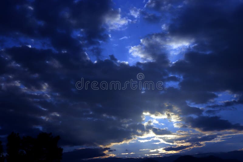 Clouds Formation in the Sky Stock Image Image of light, formation