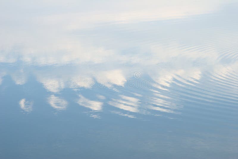 Clouds on the lake