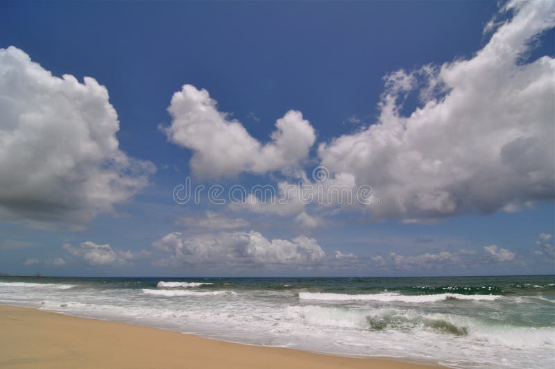 Clouds over the Ocean in Los Cabos Mexico