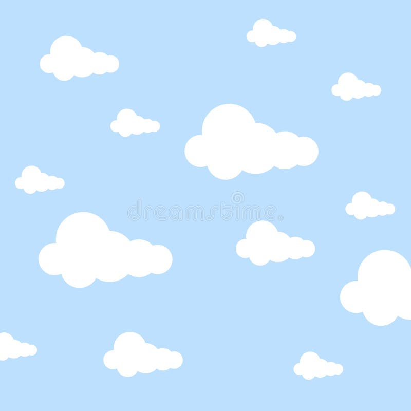 The Clouds. Set of Realistic Clouds. Vector, Cartoon Illustration ...