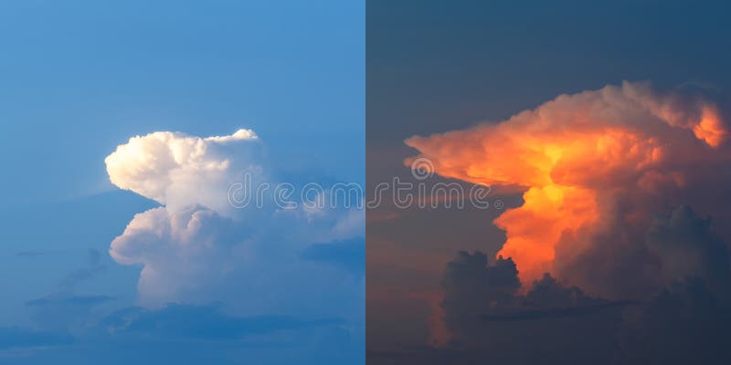 Clouds. sky with clouds before and during sunset stock image Clouds. sky with clouds before and during sunset stock image
