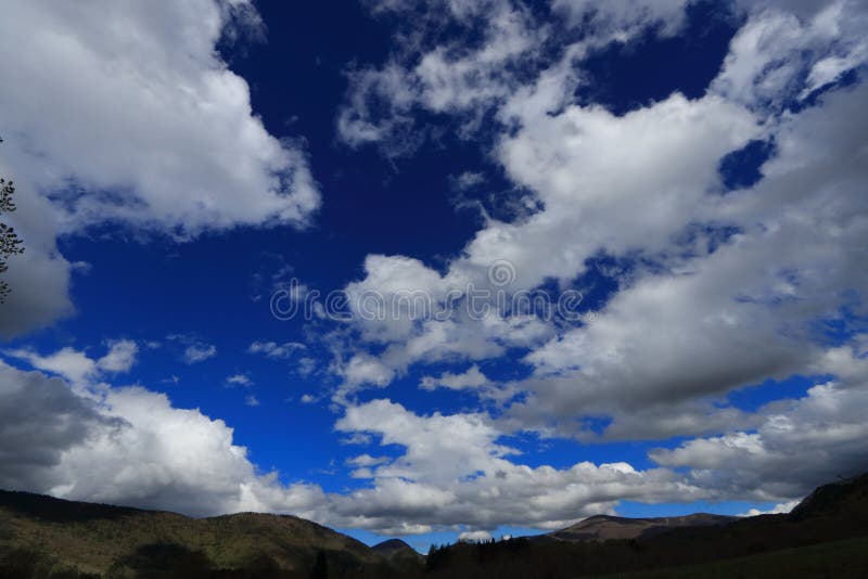 Clouds And Sky In French Countryside Stock Image - Image of sunlight ...